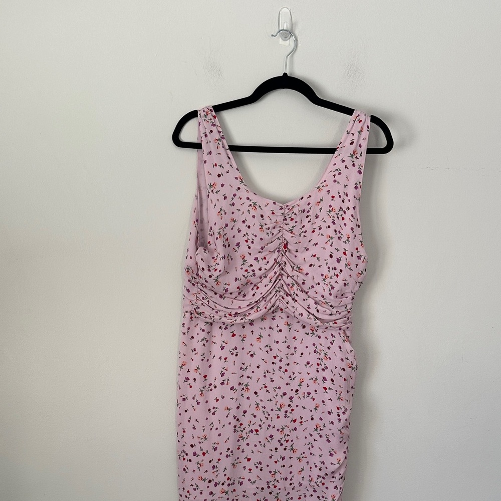 NICHOLAS Asymmetrical Silk Pink Floral Dress - Picture 8 of 11